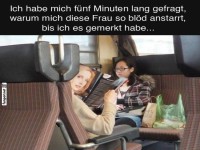 Illusion in der Bahn: Optische T�uschung