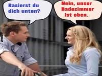 Verwirrende Badezimmergespr�che