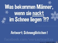 M�nner im Schnee