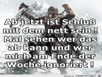 jetzt ist Schluss
