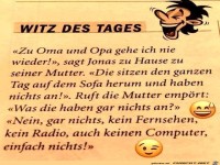 Witz des Tages