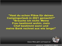 Hast du schon Plne fr deinen Campingurlaub in 2021...