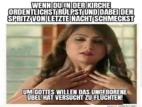 Humorvolles Meme mit unerwartetem Thema