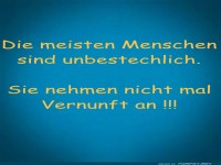 Vernunft gesucht, wird nicht angenommen!