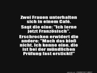 Franzsisch lernen mit Atemnot