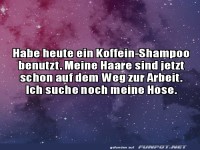Koffein-Shampoo-Abenteuer