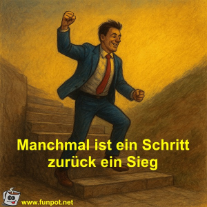 Manchmal-ist-ein-Schritt-zur�ck-ein-Sieg.png von Fossy
