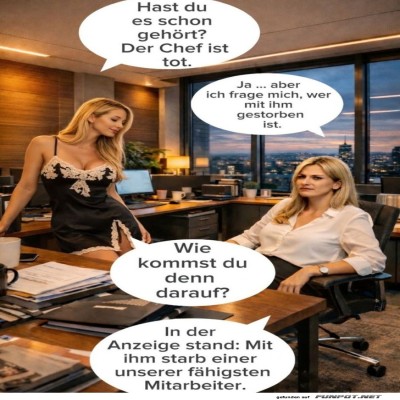 Chef-im-Himmel-und-die-B&uuml;rosessionen.jpg von Lucie37