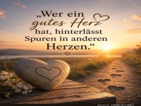 Herzspuren im Sand der Zeit