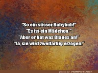 Farbenfreies Baby-Dilemma