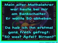Mein alter Mathelehrer...