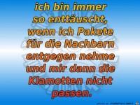 Bin immer so enttaeuscht