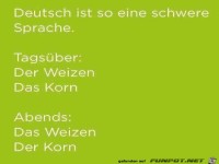 Deutsch ist schwer