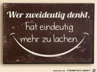 Wer zweideutig denkt