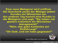 Eine neue Metzgerei wird eröffnet
