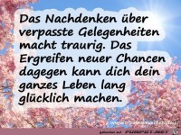 das Nachdenken ber verpasste Gelegenheiten.....