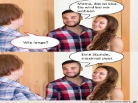 Lisa wird bei mir wohnen