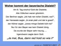 Der bayerische Dialekt