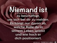 Niemand ist zu beschftigt