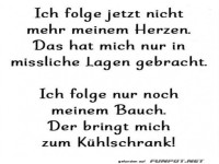 Folge meinem Bauch