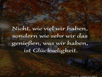 Einfach mal glcklich sein im Herbst