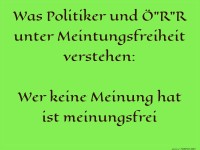 meinungsfreiheit