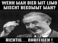 Bier und Limo mischen