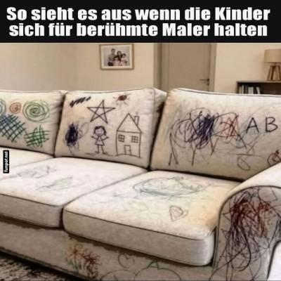 Kinder-Picasso-Attacke-im-Wohnzimmer!.jpg von Josefin