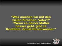 Was machen wir mit den vielen Kirschen