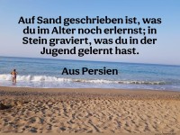auf sand geschrieben