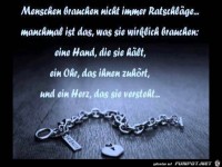 was sie wirklich brauchen......