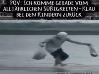 Der alljährliche Süßigkeiten-Klau
