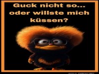 Lustiger Spruch mit süßem Cartoon-Charakter