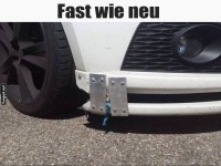 Kreative Autoreparatur Idee