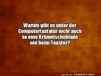 Tastatur mit Kr�melschublade?
