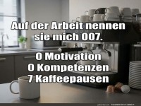 Agent 007: Lizenz zum Kaffeetrinken
