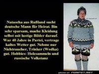 Russischer Modehit auf Partnersuche