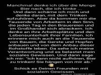 Biertrinken mit sozialem Gewissen