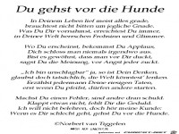 du gehst vor die hunde 