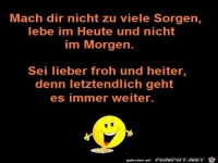 Es geht immer weiter