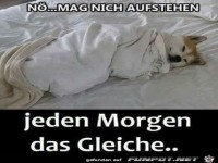 Ich will nicht aufstehen