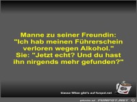 Manne zu seiner Freundin