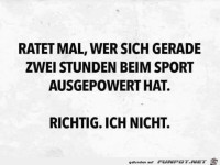 2 Stunden Sport