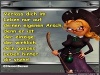 Verlass dich im Leben