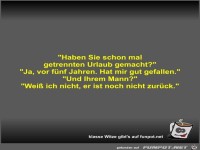 Haben Sie schon mal getrennten Urlaub gemacht?