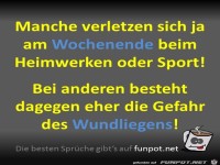 Verletzen
