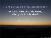 Nicht die gluecklichen sind dankbar