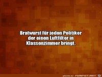 Bratwurst f�r Politiker