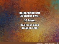 Raider hei�t Twix