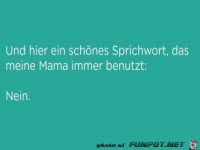 Sch�nes Sprichwort